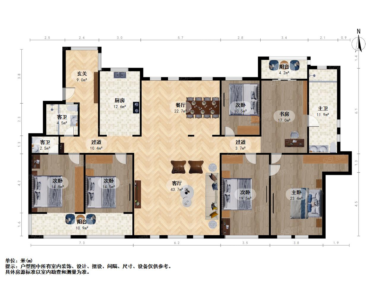 杭州我爱我家湘湖湘湖美地 电梯洋房 稀有大平层  看房方便第23张图